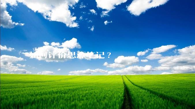 如何评价思源笔记?