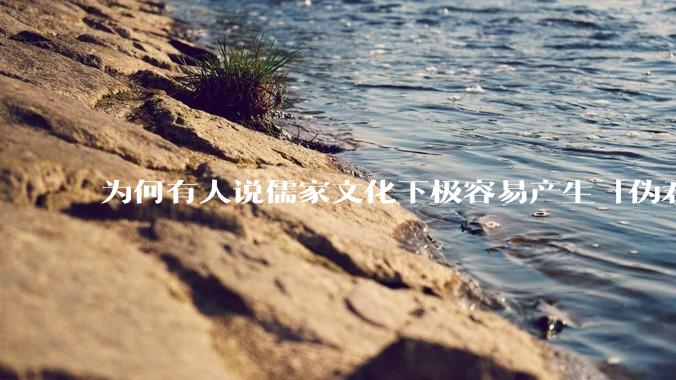 为何有人说儒家文化下极容易产生「伪君子」？它的道德教化不是以平等和尊重的为前提的吗？