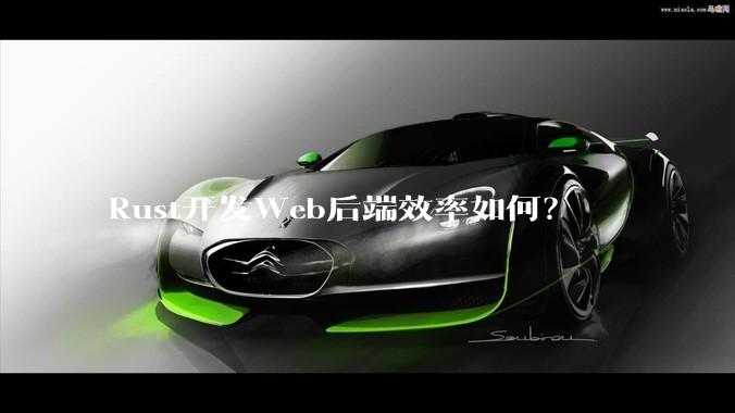 Rust开发Web后端效率如何？